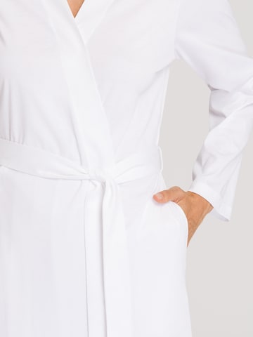 Hanro Dressing Gown ' Paola ' in White