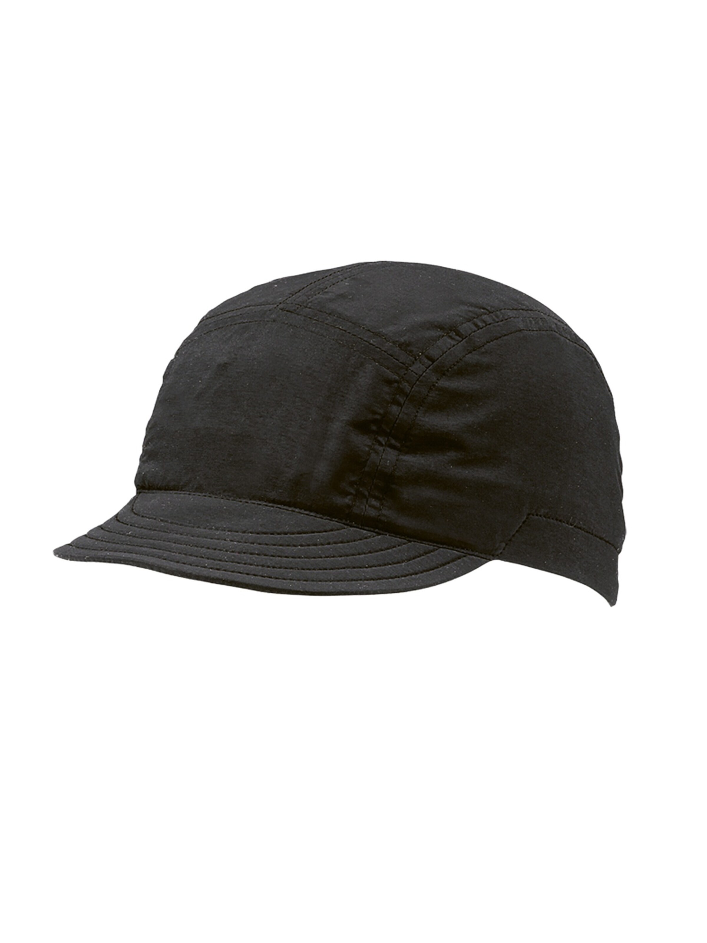 CAPO Cap 'Softcap, Damen, Reflexbügler 5-teilig, UV 50'‌‌‌‌‌‌‌‌‌‌ in Schwarz: Vorderseite