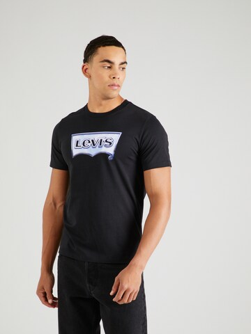LEVI'S ® Regular T-shirt i svart: framsida