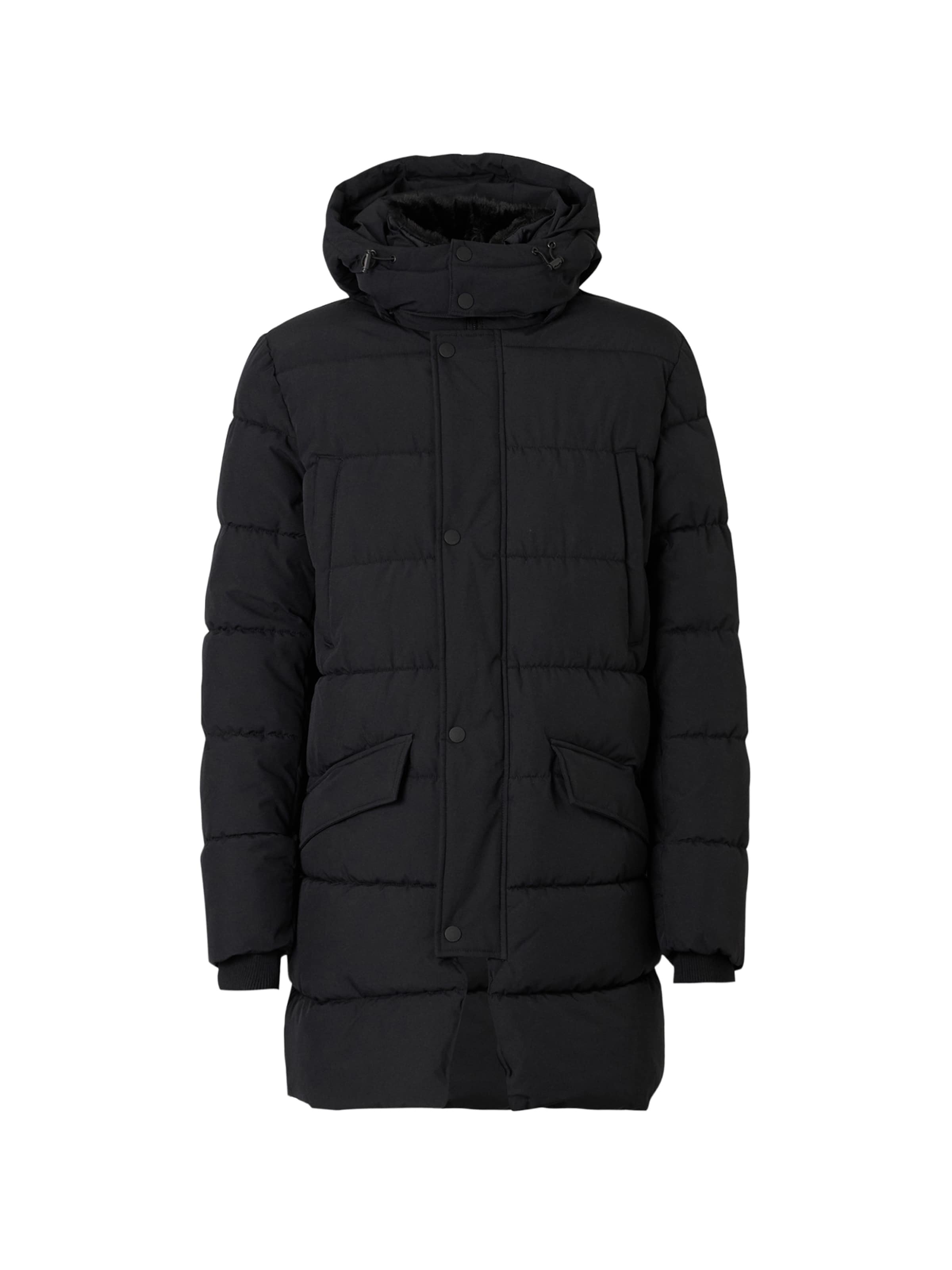 Geacă de iarnă de la Karl Lagerfeld pe negru: față