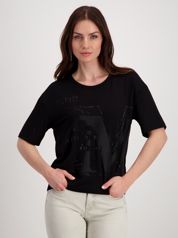 monari - Camiseta en negro: frente