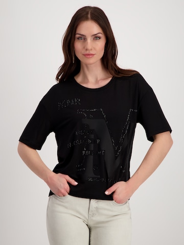 monari T-shirt i svart: framsida