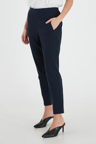 PULZ Jeans Regular Pants 'VICTORIA' in Blue