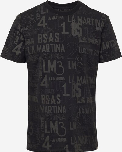 La Martina T-Shirt in dunkelgrau / schwarz, Produktansicht