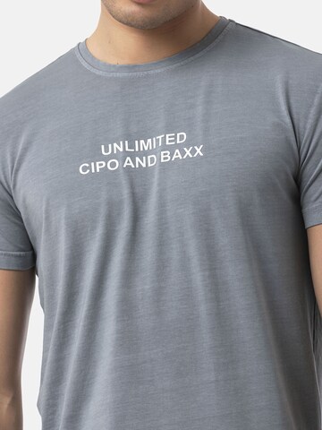 CIPO & BAXX Shirt 'CT827' in Grey