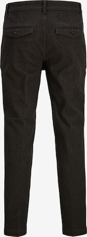 JACK & JONES Tapered Pleat-front trousers 'ACE HARVEY' in Brown