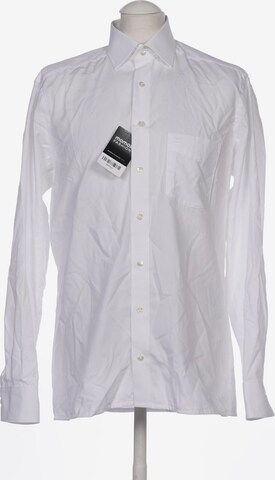 OLYMP Button Up Shirt in M in White: front