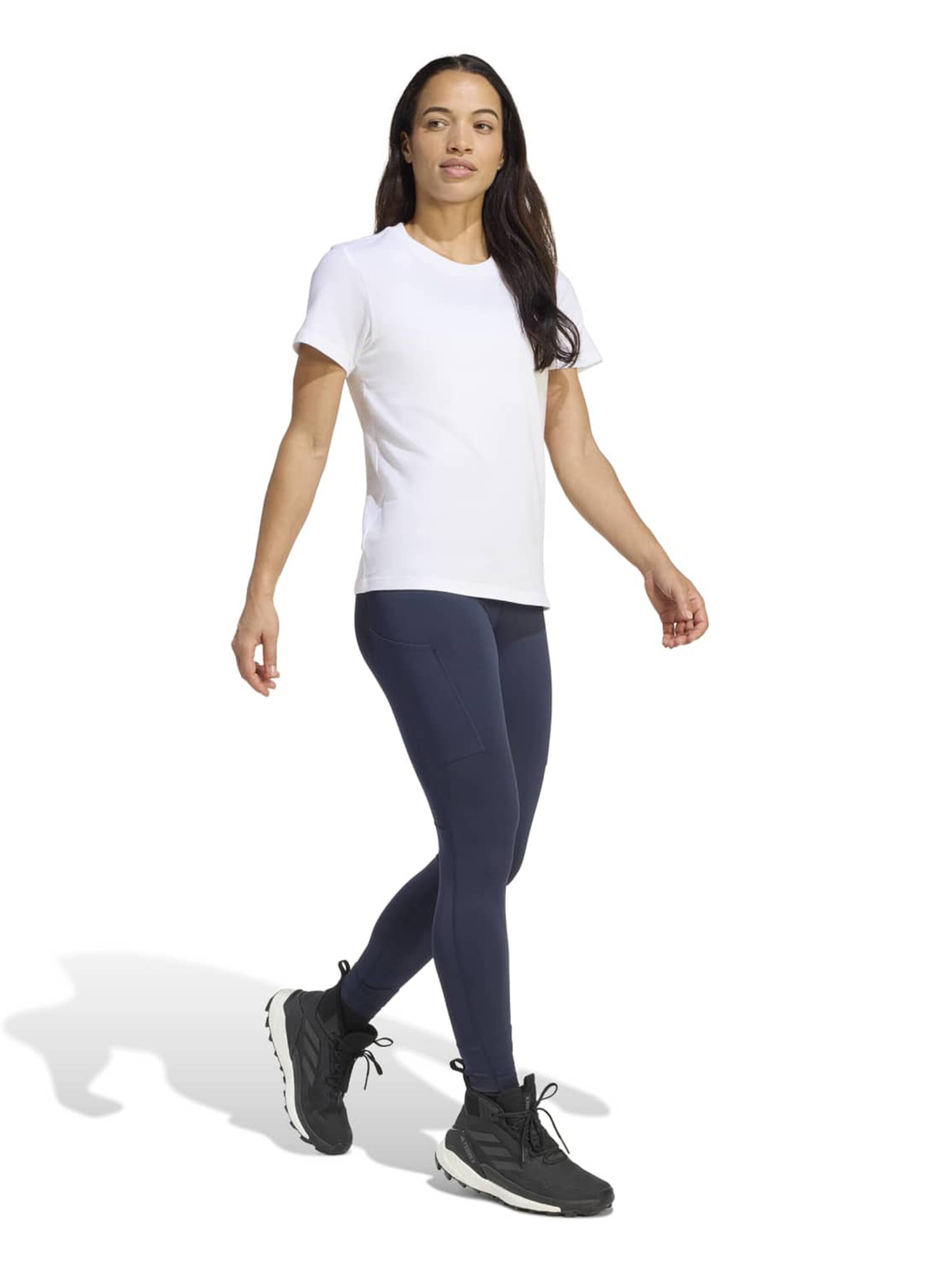 ADIDAS TERREX Skinny Outdoorbroek 'MT' in Zwart