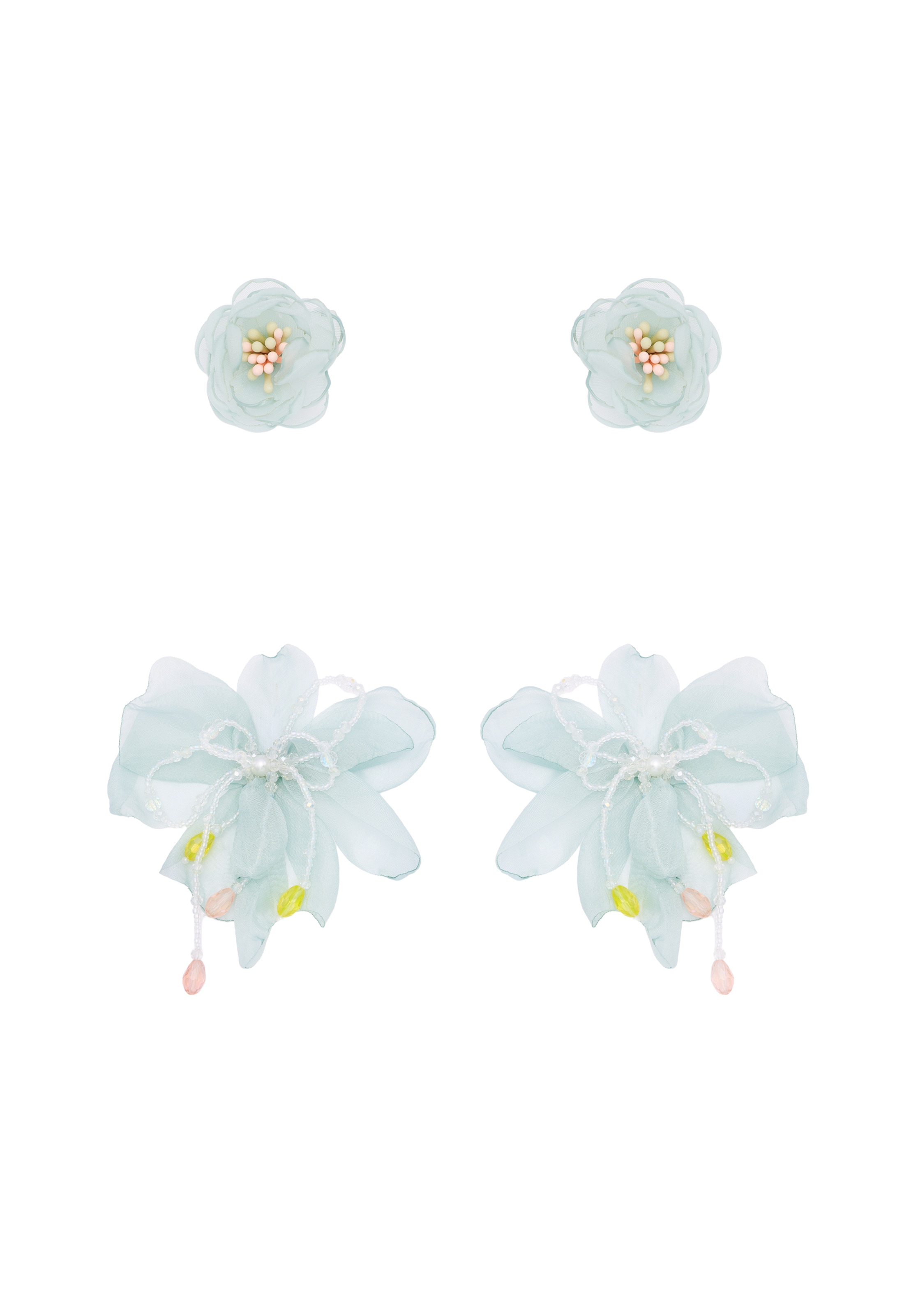 myMo at night - Pendientes en azul: frente