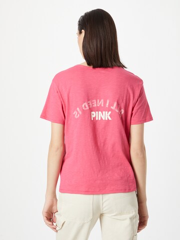 OUI Koszulka w kolorze różowy