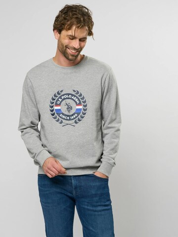 U.S. POLO ASSN. Pullover 'Limited' in Grau: Vorderseite