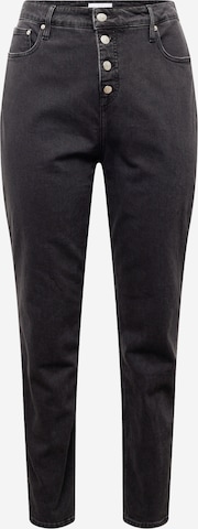 Calvin Klein Jeans Curve Regular Jeans in Zwart: voorkant