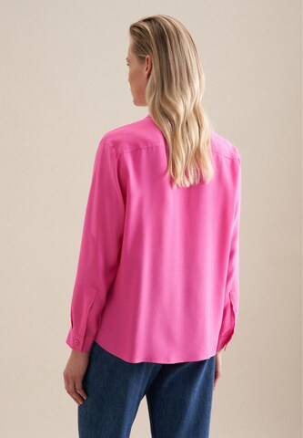 SEIDENSTICKER Blouse 'Schwarze Rose' in Roze