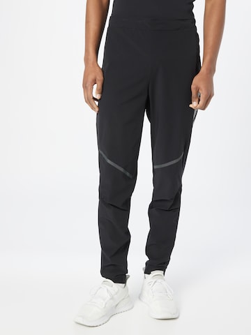 ADIDAS TERREX Tapered Workout Pants 'Agravic Hybrid' in Black: front
