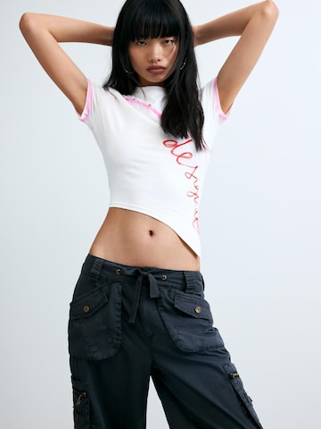 Effilé Pantalon cargo Desigual en noir