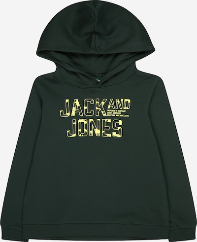 Bluză de molton 'PEACEWALKER' Jack & Jones Junior pe galben / verde pin, Vizualizare produs