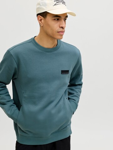 JACK & JONES Mikina 'JCOFUSION' – modrá