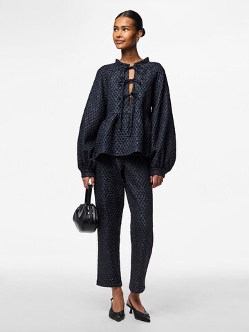 PIECES Blouse 'PCNIBE' in Blauw