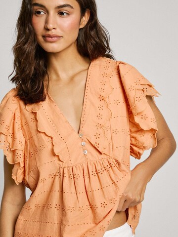 Pepe Jeans Blouse 'Dame' in Oranje