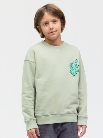Play Play Pauly Sweatshirt 'CHECKER TOBI' in Green: front