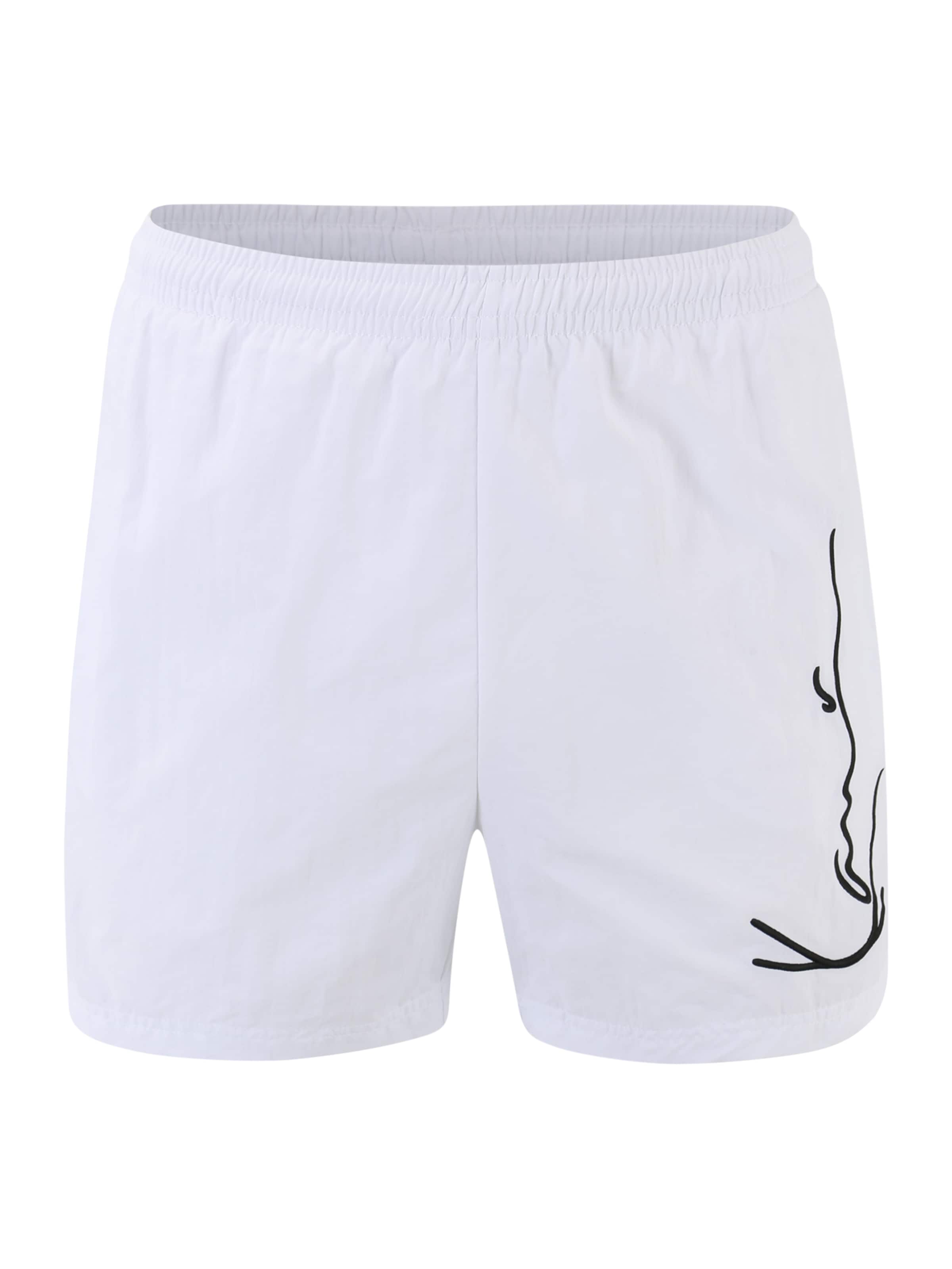 regular Pantaloni di Karl Kani in bianco: frontale