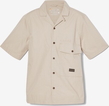 TIMBERLAND Regular fit Skjorta i beige: framsida