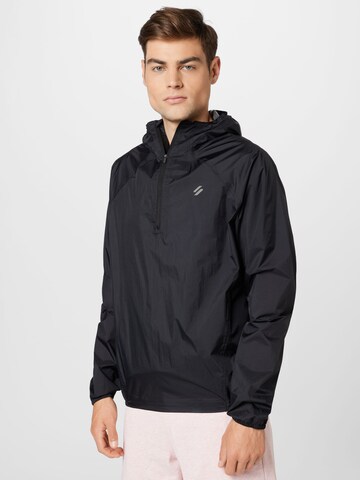 Superdry Sportjacke in Schwarz: Vorderseite