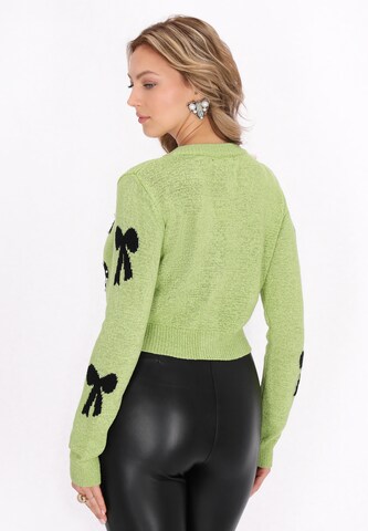 faina - Cárdigan en verde