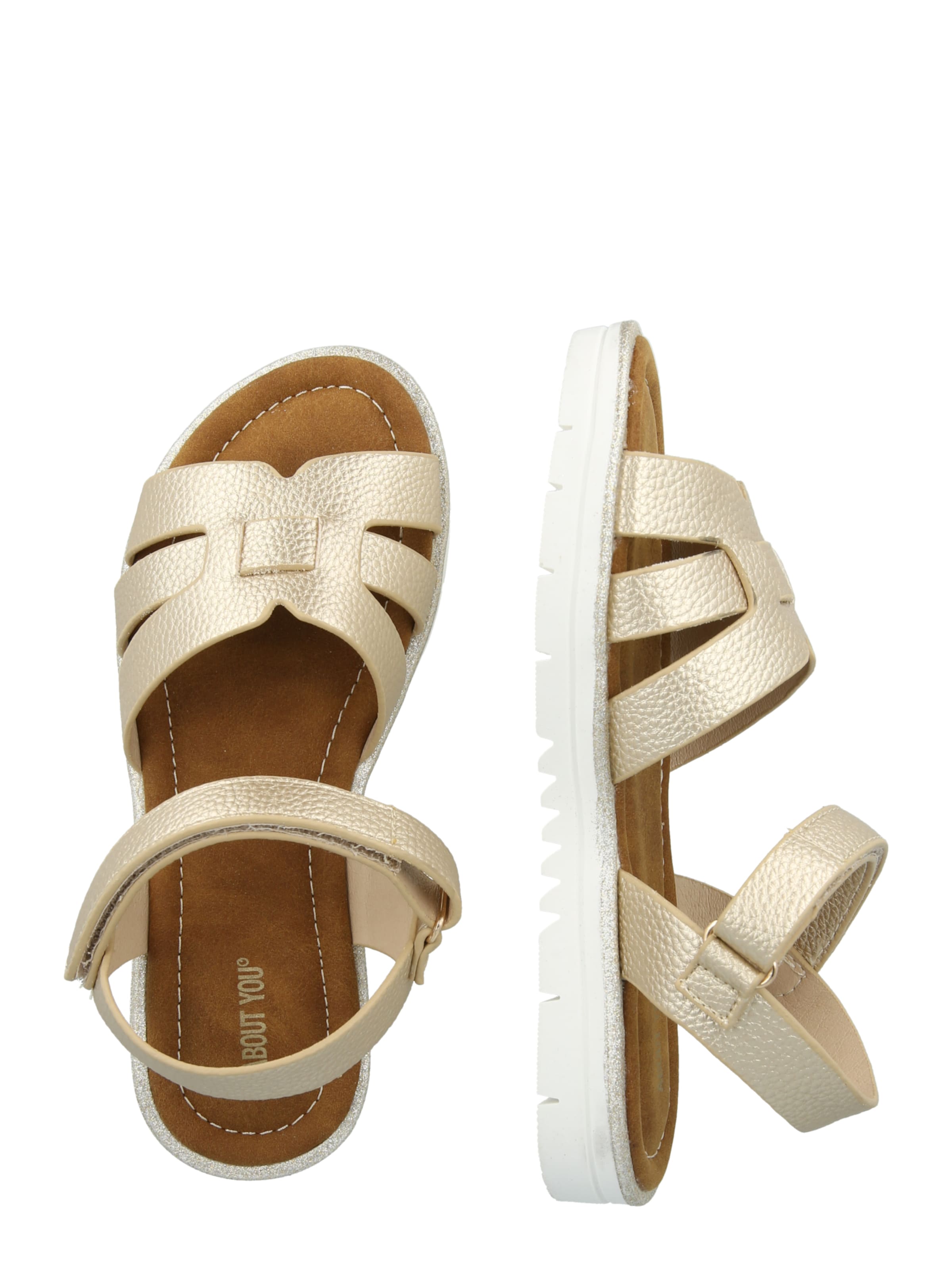 ABOUT YOU Sandal 'Bella' in Gold
