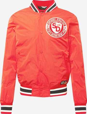 Superdry Tussenjas in Rood: voorkant