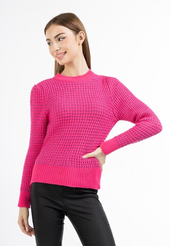 Pullover di myMo at night in rosa: frontale