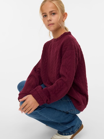 Vero Moda Girl - Sudadera 'VMJANNI' en rojo: frente