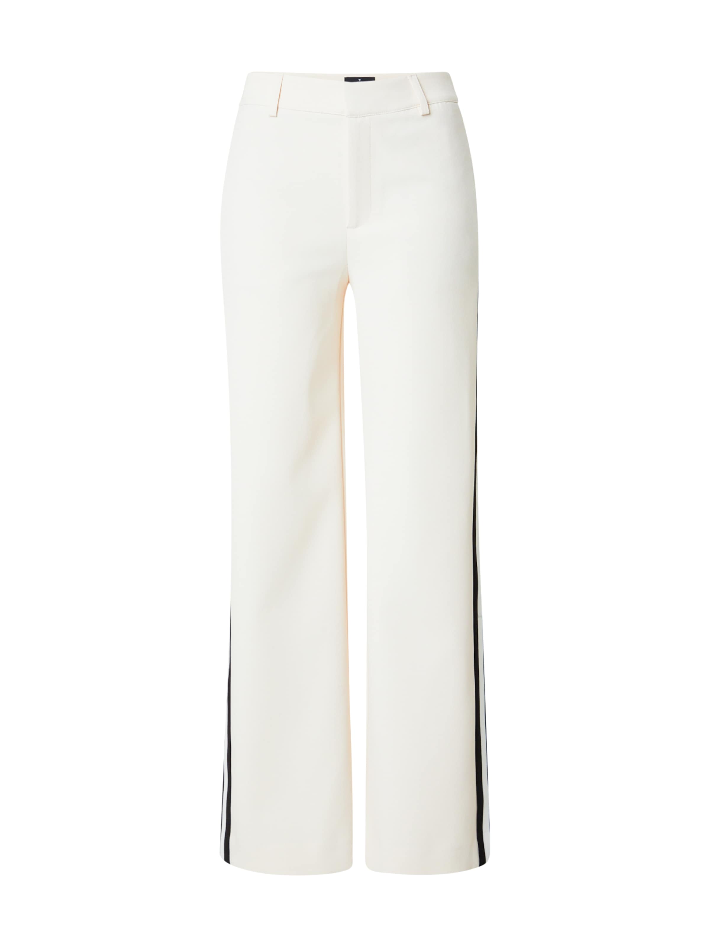 Regular Pantaloni de la monari pe bej: față