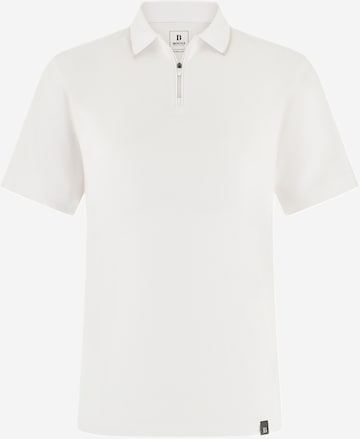 Boggi Milano Shirt 'Pima Interlock' in Wit: voorkant