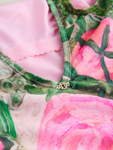 Next Bralette Swimsuit 'Benjamin MacGregor Artist Collaboration Tummy Control Scoop' in Mixed colours