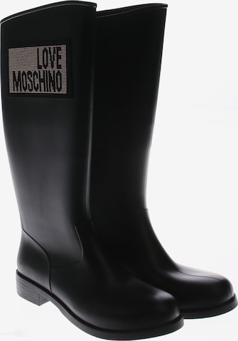 Love Moschino Stiefel 39 in Schwarz: Vorderseite