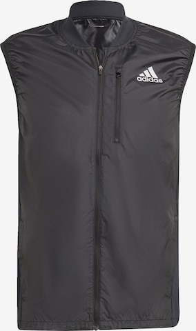 ADIDAS SPORTSWEAR Sportbodywarmer 'Own The Run ' in Zwart: voorkant