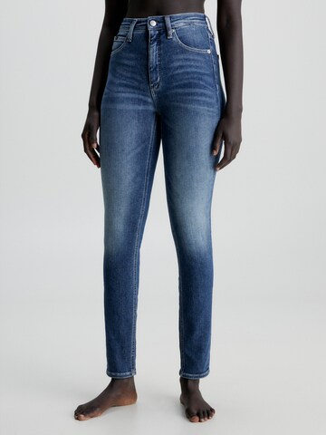 Skinny Jean Calvin Klein Jeans en bleu : devant