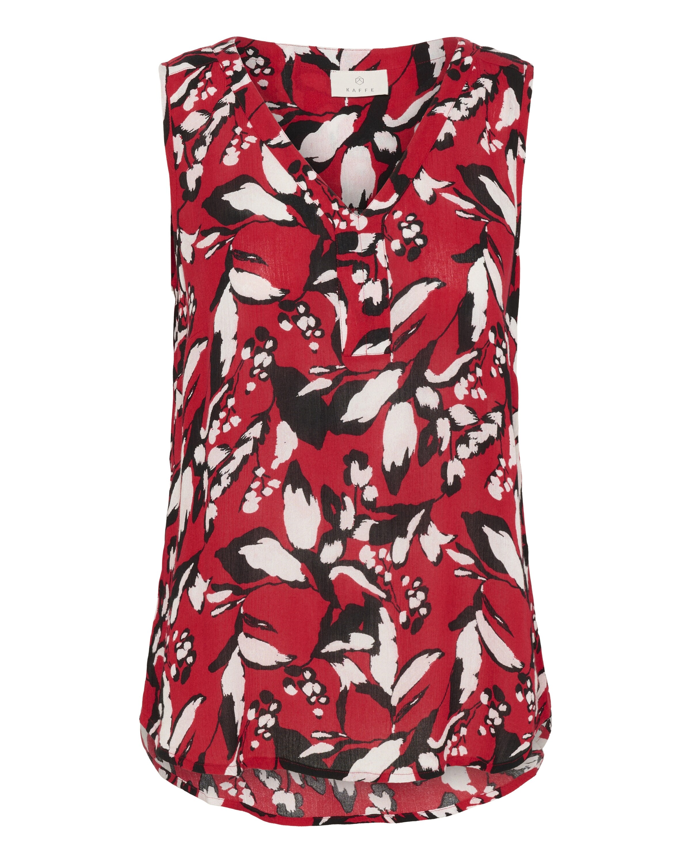 Kaffe Pluus 'KAAmber', värv punane: eest vaates