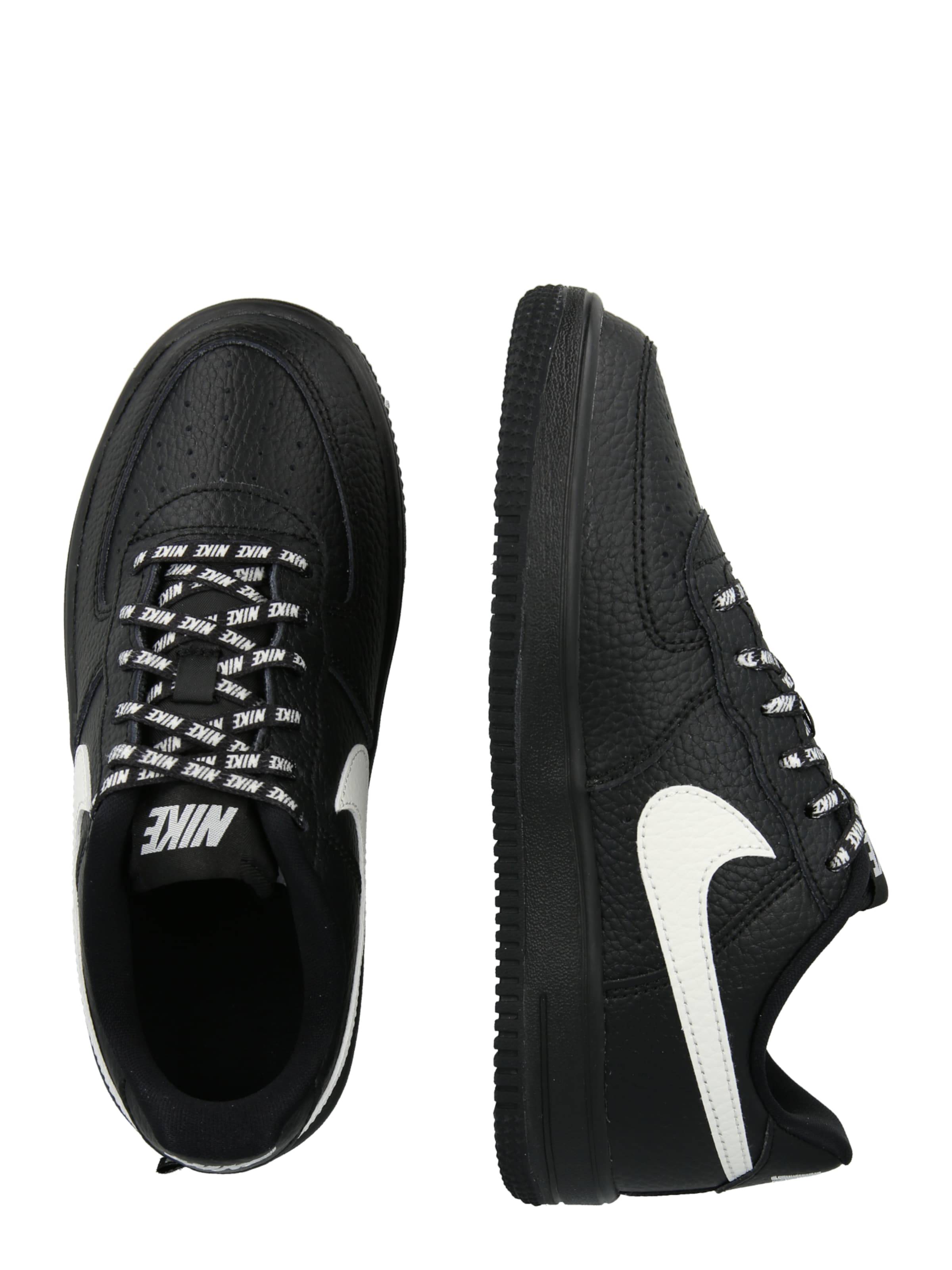 Nike SportswearTenisice 'FORCE 1' - crna boja