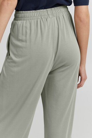 Oxmo Wide leg Broek 'OXBryndis' in Groen