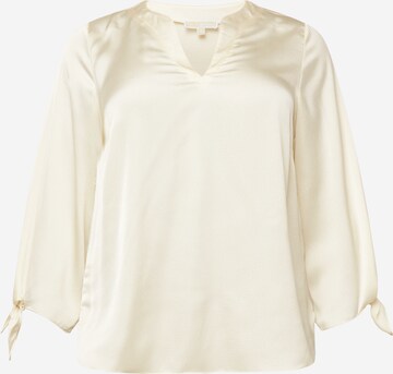 Michael Kors Plus Blouse in Beige: front