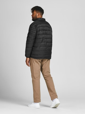 Jack & Jones Plus Overgangsjakke 'Ace' i sort