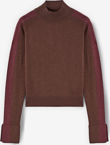 Pull-over MOTIVI en marron : devant
