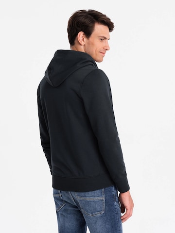 Ombre Sweat jacket 'OM-SSBZ-0160' in Black