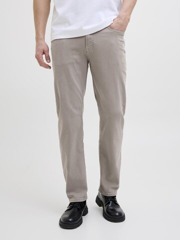 JACK & JONES Regular Jeans 'JJIClark JJOriginal' in Grijs: voorkant