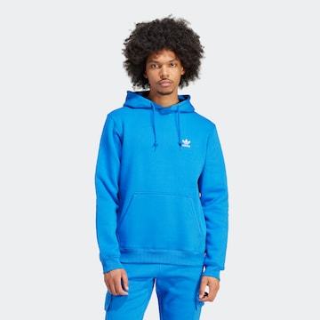 ADIDAS ORIGINALS Sweatshirt 'Trefoil Essentials' in Blau: predná strana