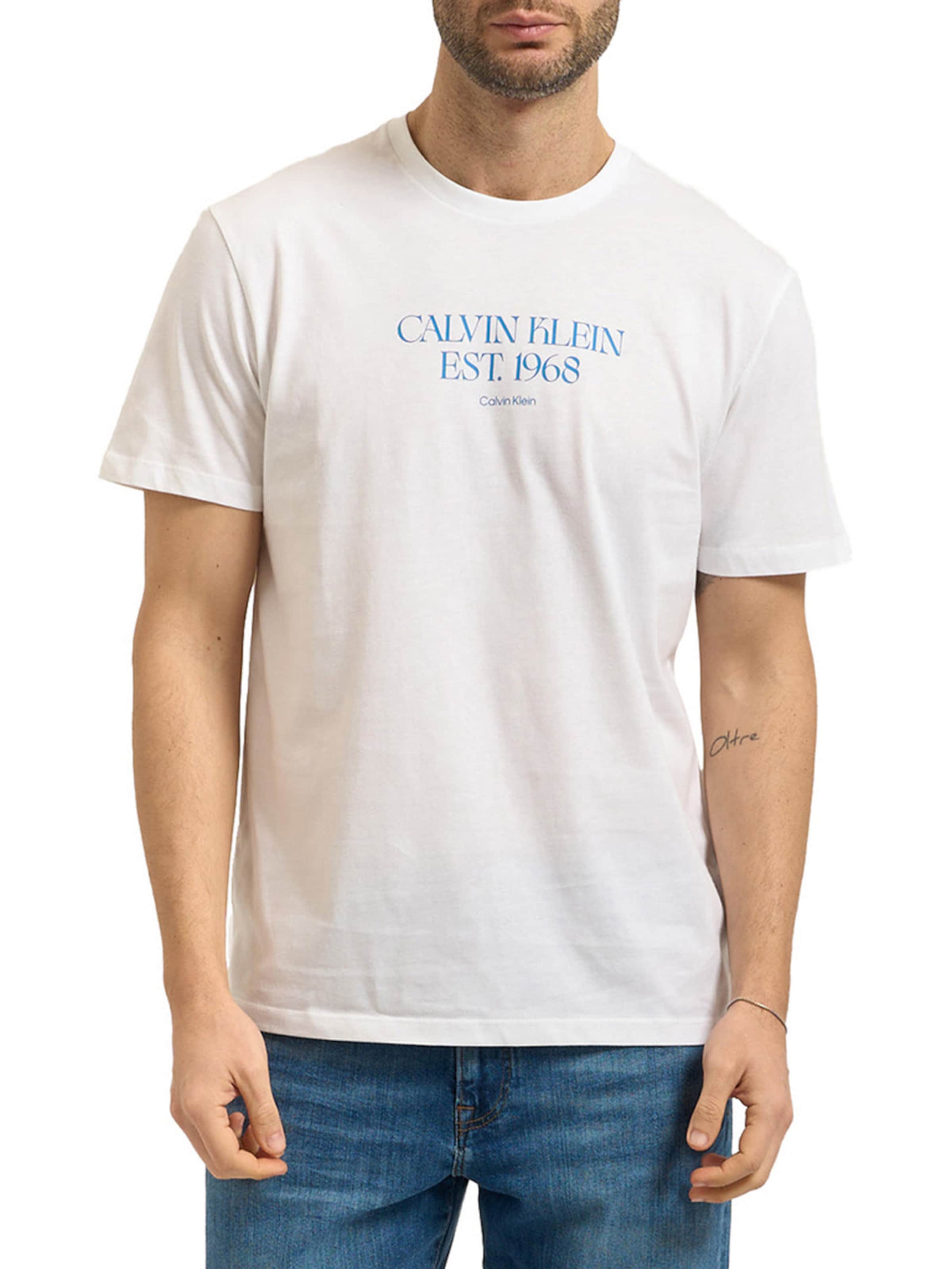 Maglietta in S Calvin Klein di colore bianco, Visualizzazione prodotti