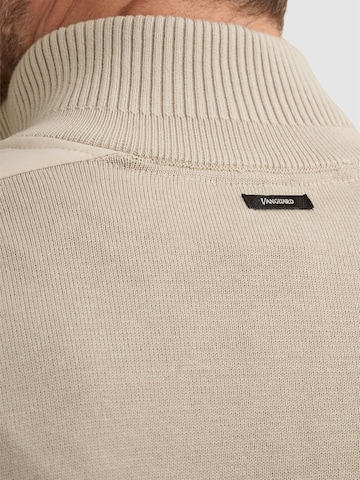 VANGUARD Knit cardigan 'Cardigan in cotton/modal with zipper closure' in Grey