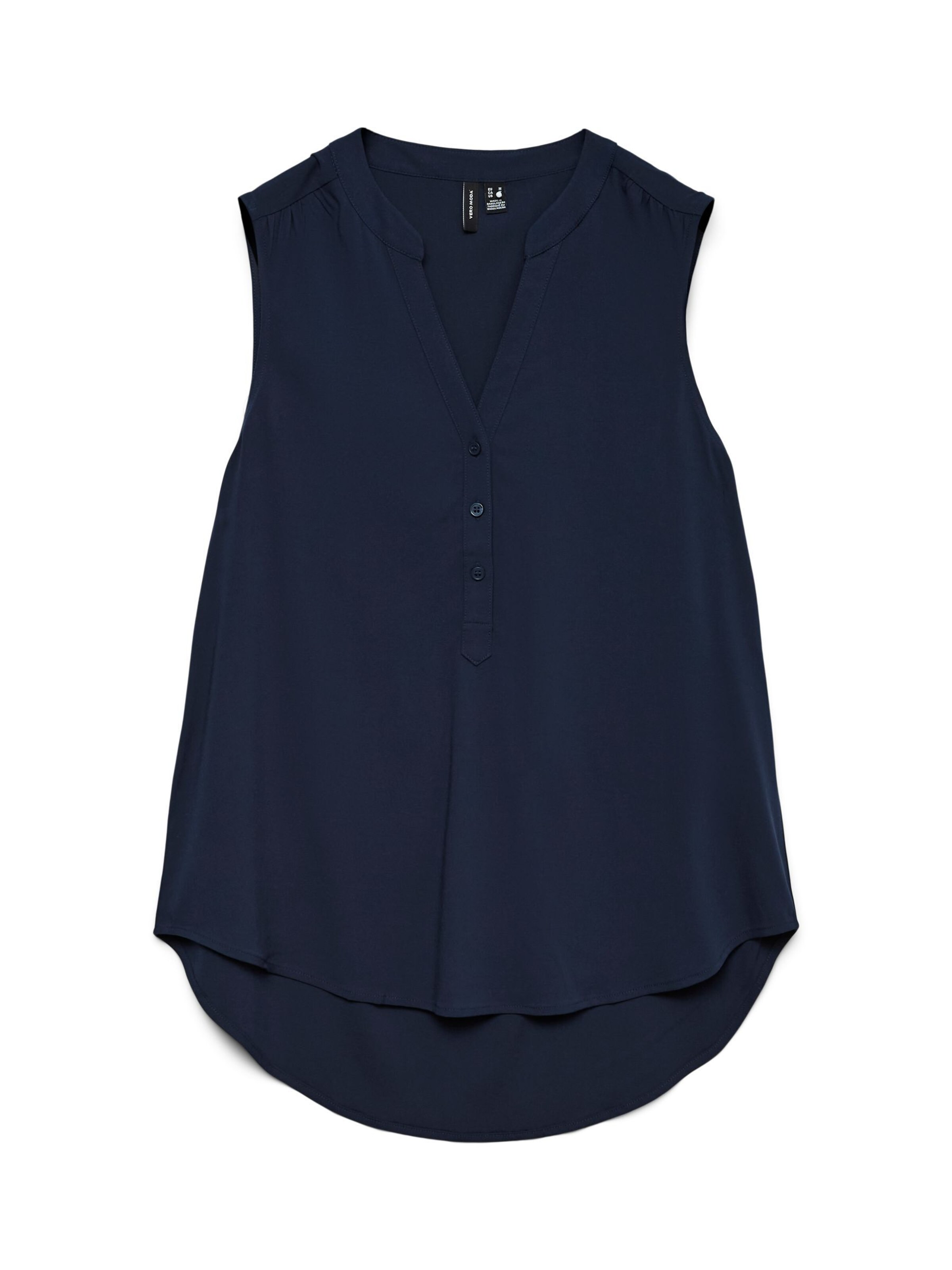 VERO MODA Blouse 'VMBella' in Blauw: voorkant